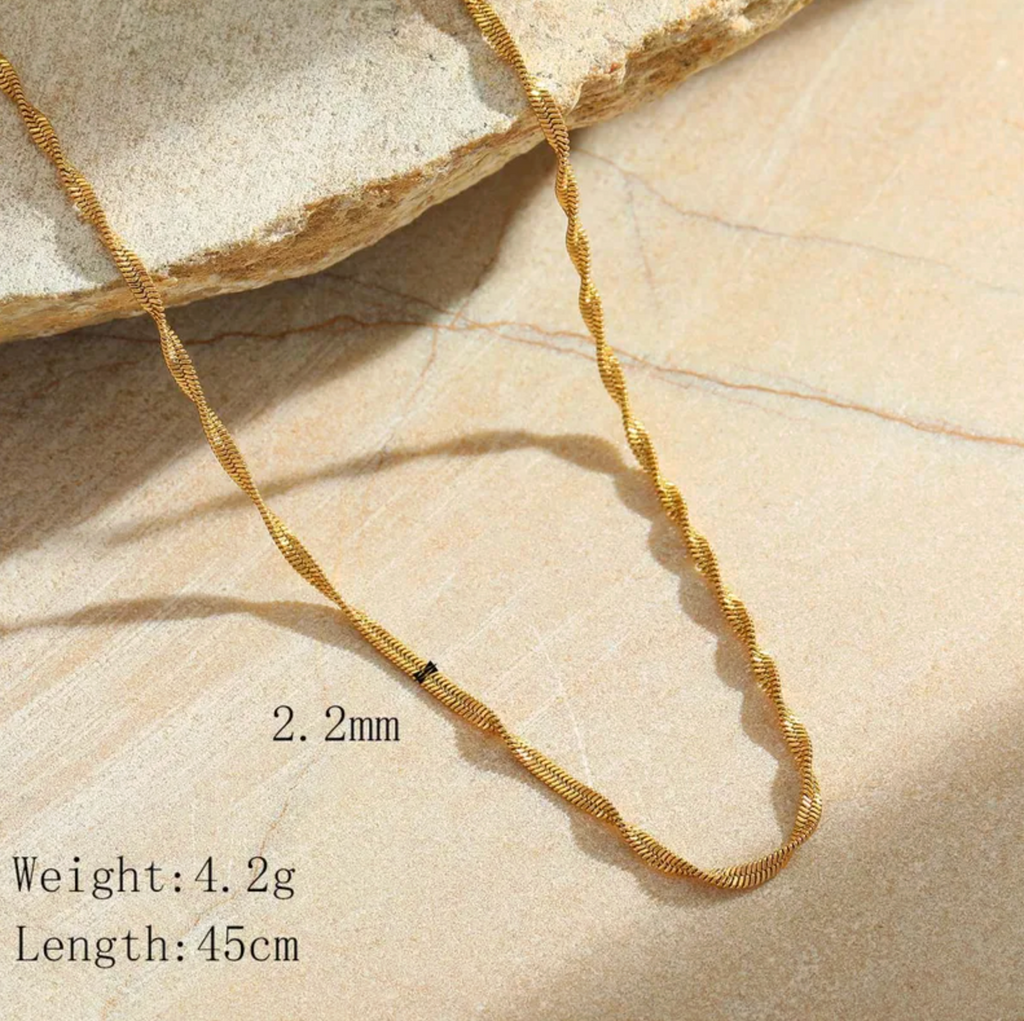 Fine Spiral Chain