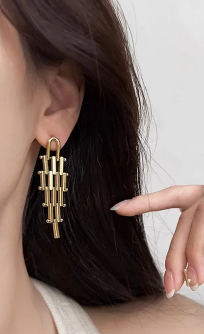 Hollow Tassel Earrings