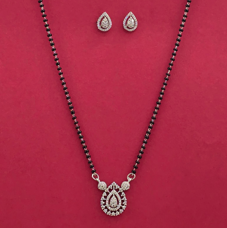 Cluster Teardrop Mangalsutra Set