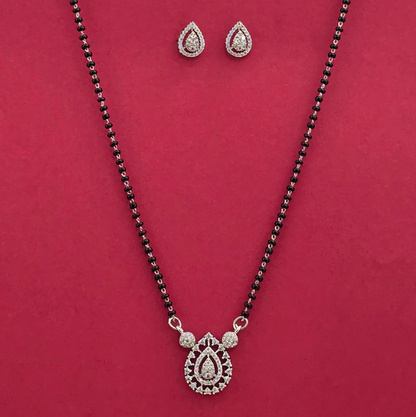 Cluster Teardrop Mangalsutra Set