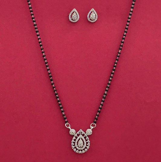 Cluster Teardrop Mangalsutra Set