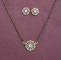 Floral Medallion Mangalsutra Set