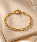 Versatile Gold Plated Chain Bracelet
