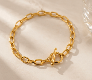Versatile Gold Plated Chain Bracelet