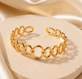 Golden Orbit Cuff