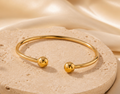 Double Ball Gold Plated Bracelet