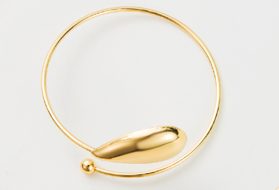 Gold Plated Teardrop Bracelet