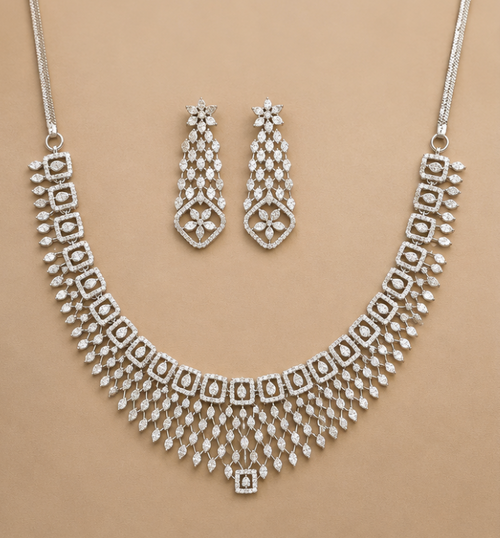 Aura Tiered Dangle Necklace