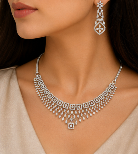 Aura Tiered Dangle Necklace