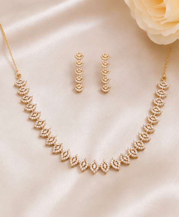 The Golden Vine Necklace Set