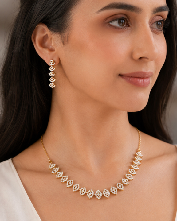 The Golden Vine Necklace Set