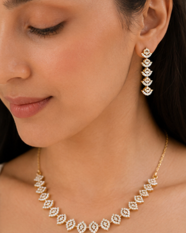 The Golden Vine Necklace Set