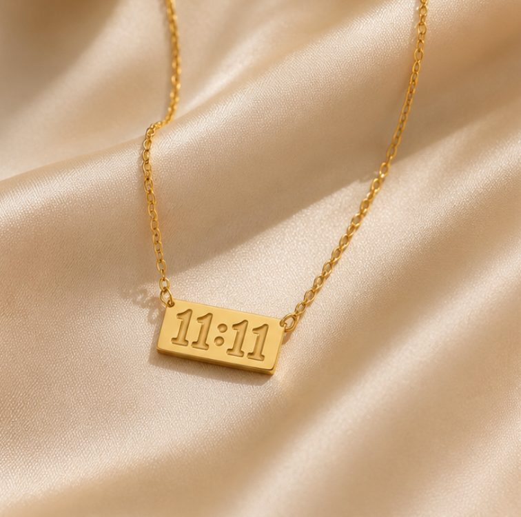 Gold Plated 11:11 Necklace