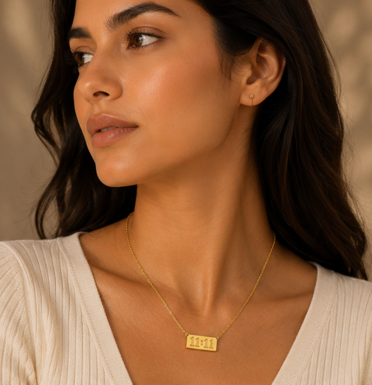 Gold Plated 11:11 Necklace