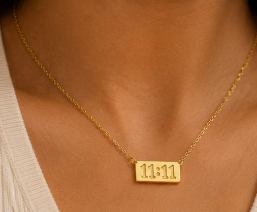 Gold Plated 11:11 Necklace