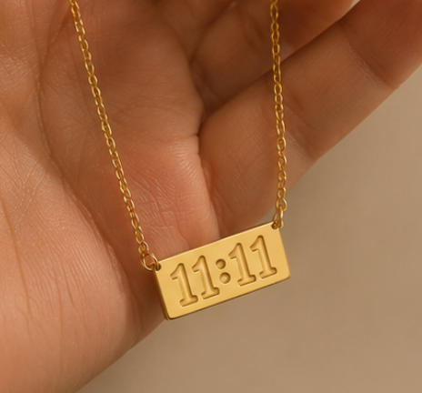 Gold Plated 11:11 Necklace