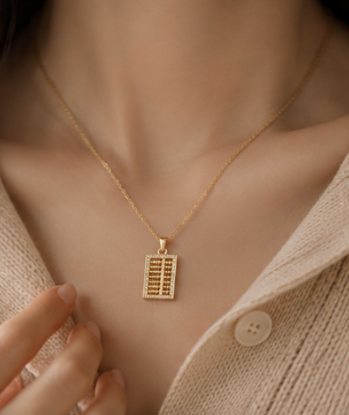 Abacus Necklace