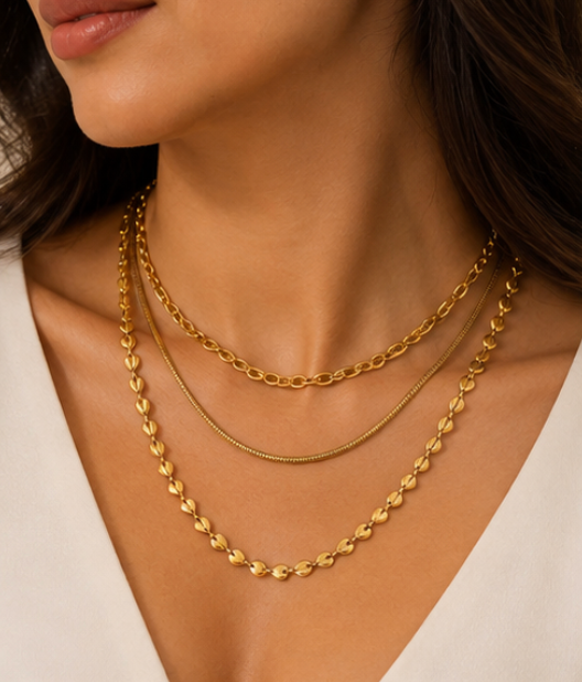 Heartstrings Trio Necklace