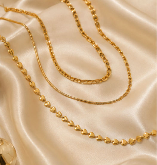 Heartstrings Trio Necklace