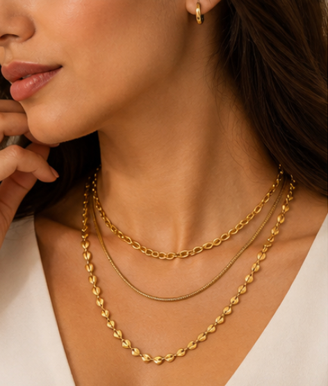 Heartstrings Trio Necklace