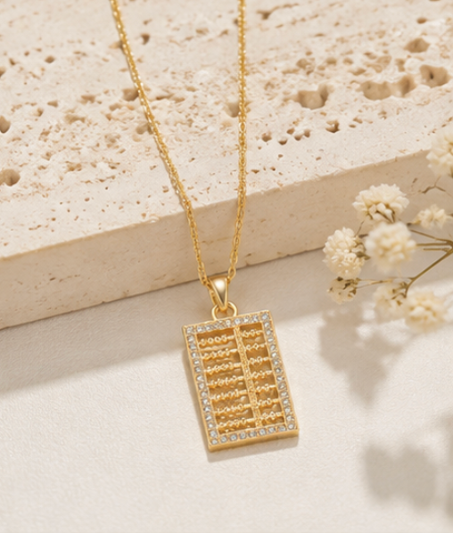 Abacus Necklace