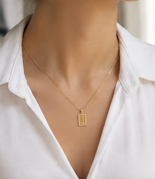 Abacus Necklace