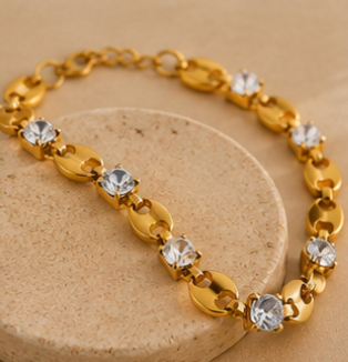 The Golden Coffee Bean Bracelet