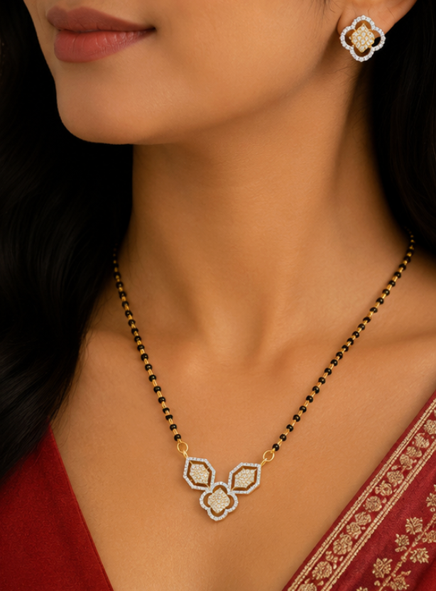 Royal Petal Luxe Mangalsutra Set