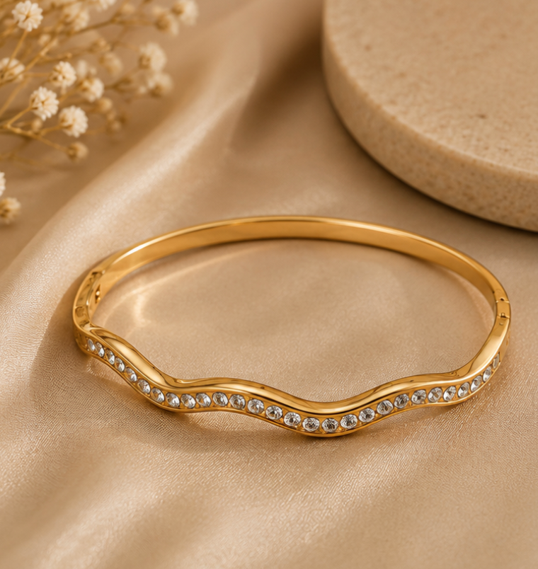 Crystal Current Bangle