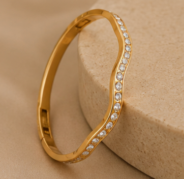Crystal Current Bangle
