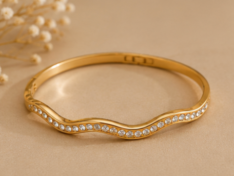 Crystal Current Bangle