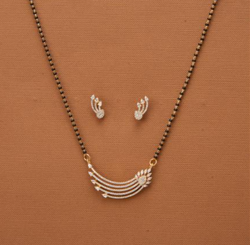 The Floral Cascade Mangalsutra Set