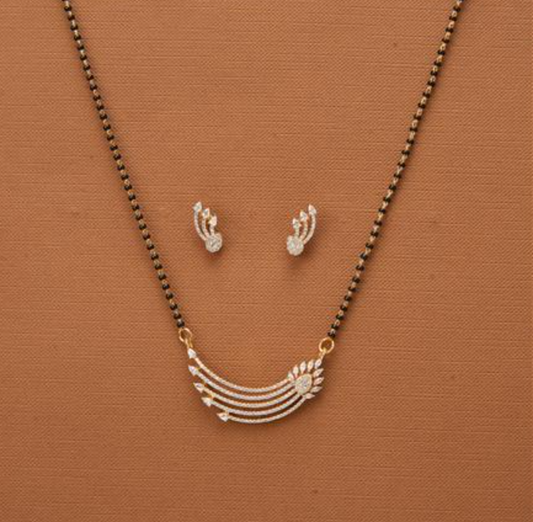 The Floral Cascade Mangalsutra Set