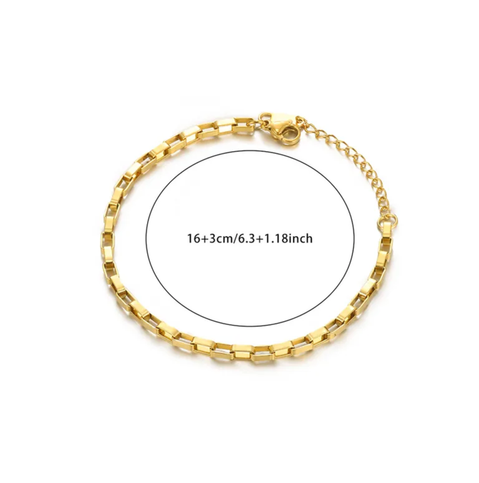 The Golden Box Chain Bracelet