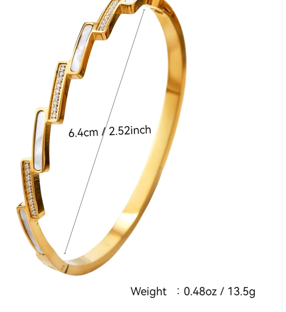 The Modern Marquise Bangle