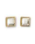 Crystal Square Studs