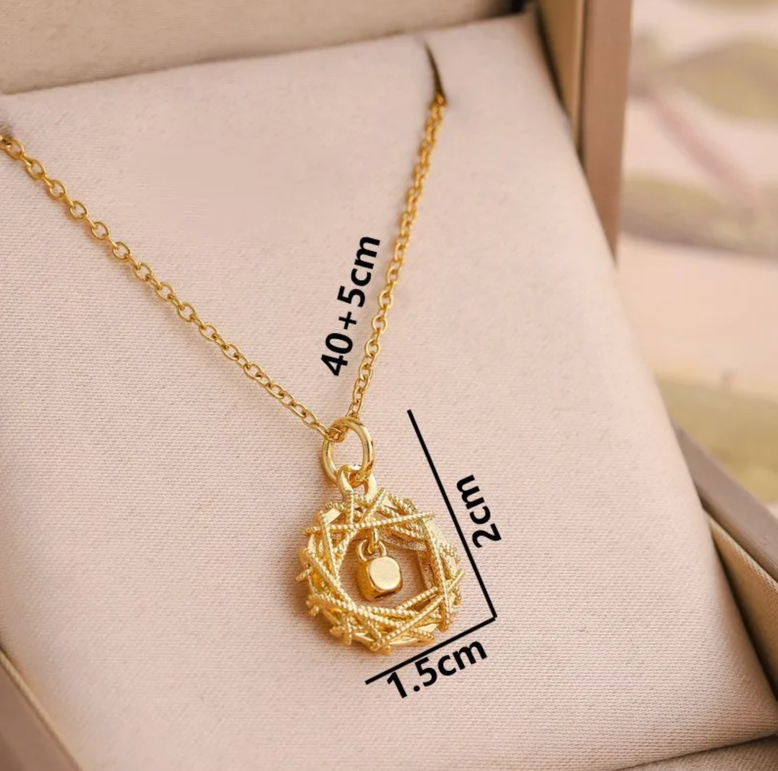 Woven Charm Necklace
